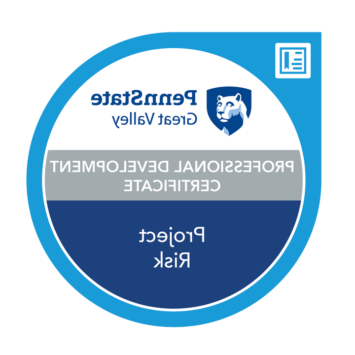 Logo for Professional Development Certificate - Project Risk.